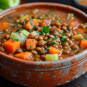 Hampton lentils dish prep scene, versatile for dips and snacks