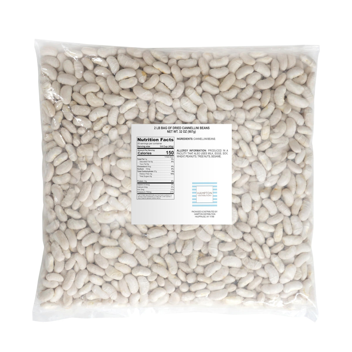 Hampton Distribution cannellini beans cream-texture closeup showing versatile use.