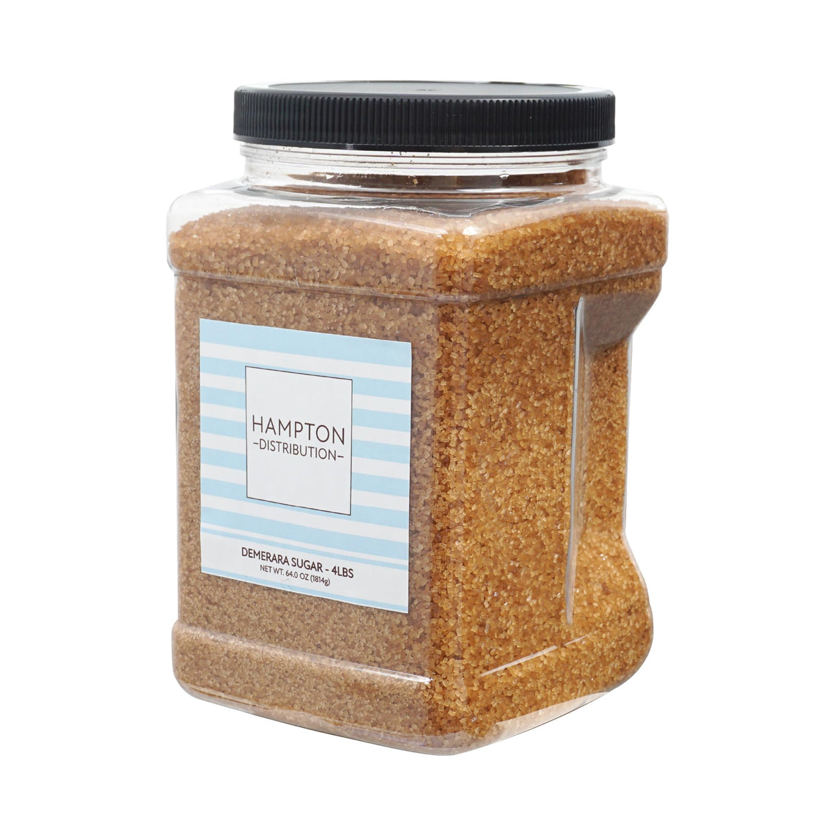 Hampton Distribution demerara sugar grip jar ready for scooping on top pastries