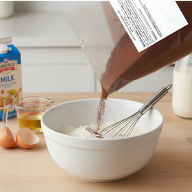 Hampton Distribution Dutch Process Cocoa Powder smooth flavor ideal for brownies and cakes.