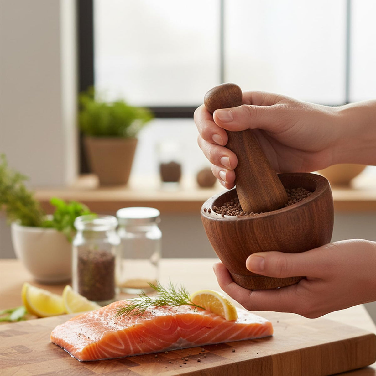 Hampton Distribution Grains of Paradise in a bowl ready to sprinkle on dishes