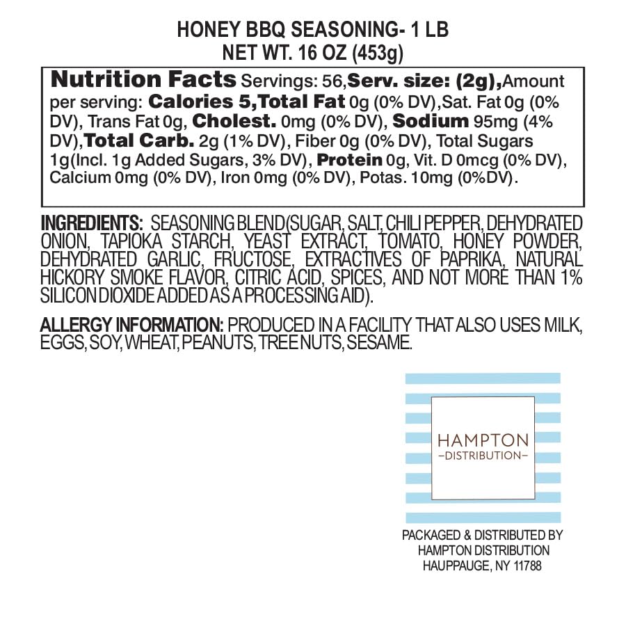 Hampton Distribution Honey BBQ Seasoning on grilled meat for enhanced color