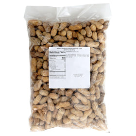 Hampton Distribution 2 lb bulk bag of in-shell peanuts, ideal for gatherings.
