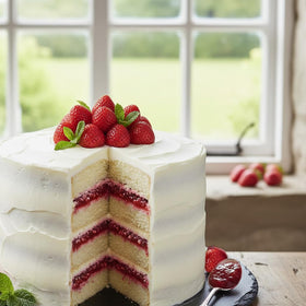 Hampton Distribution packaging image emphasizing bulk value for home bakers and pro kitchens.