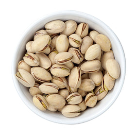 Hampton Distribution pistachios close-up reveal vibrant shells and golden roasted tones