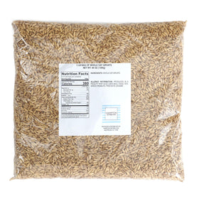 Hampton Distribution raw oat groats closeup highlighting natural color and texture.