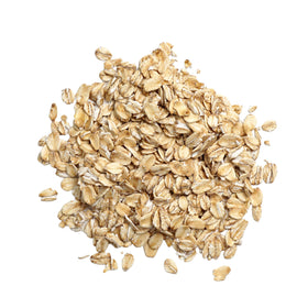 Hampton Distribution rolled oats on the stove to make quick porridge