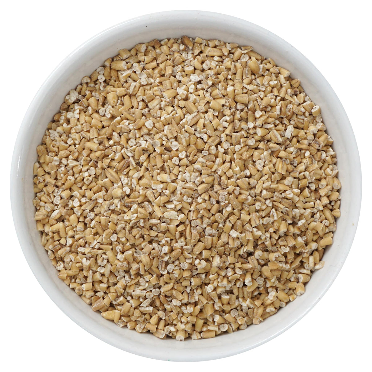 Hampton Distribution Steel Cut Oats steaming in a pot shows hearty texture ready to cook.
