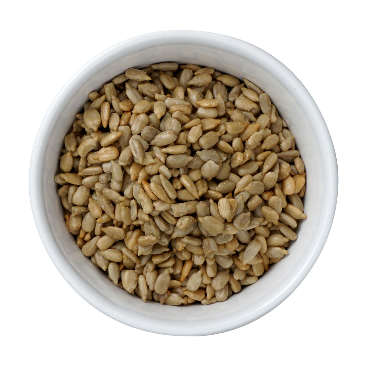 Hampton Distribution sunflower seeds sprinkled over salad for crunch.