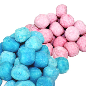 The Hampton Eiffel Bon Bons strawberry close-up, highlighting bright flavor and sugar dust.