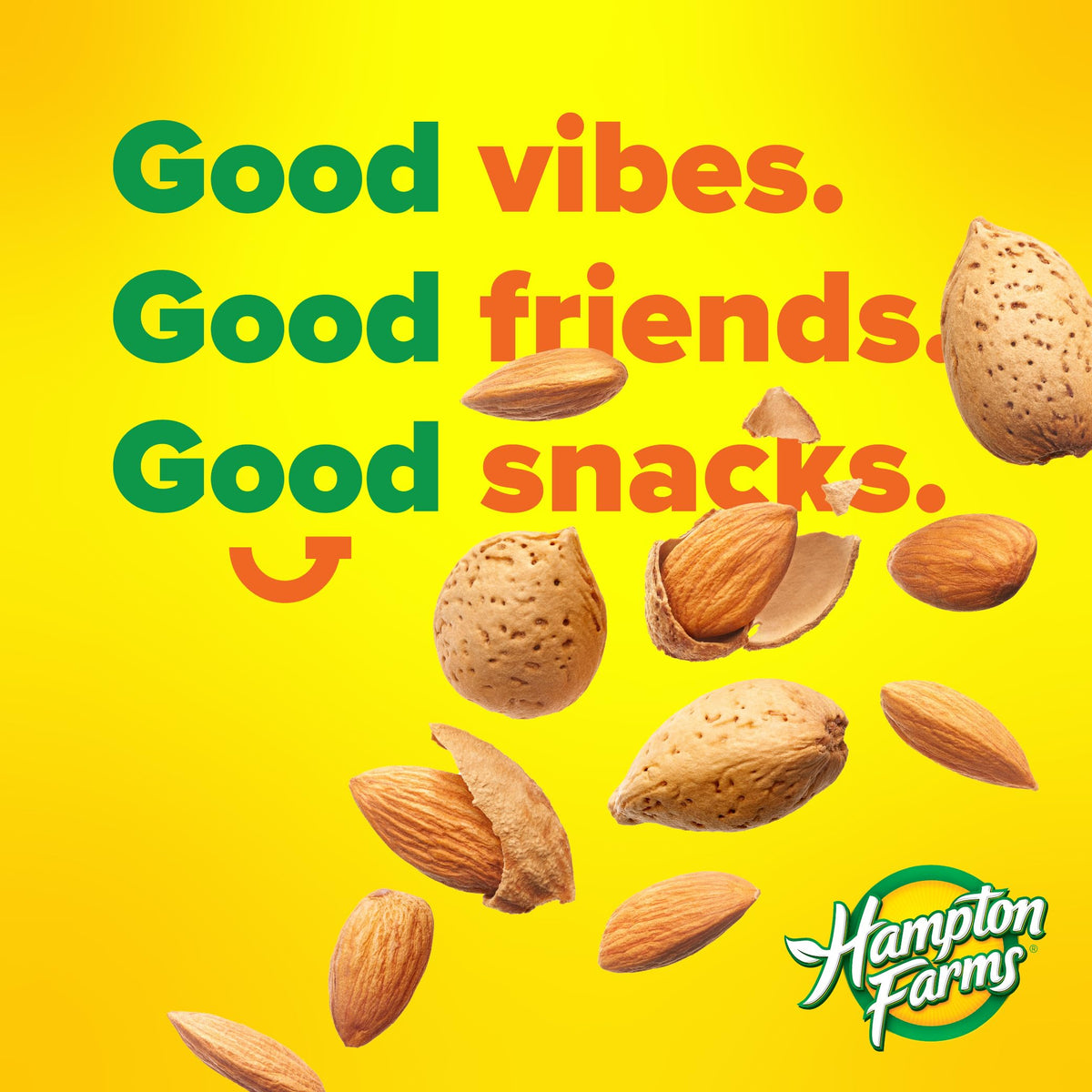 Hampton Farms roasted nuts showcase premium extra-large peanuts with a rich honey finish.