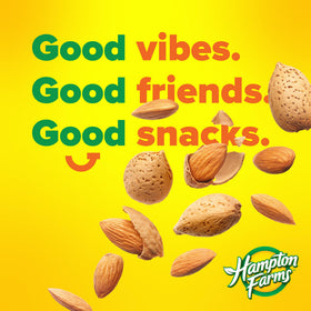Hampton Farms roasted nuts showcase premium extra-large peanuts with a rich honey finish.