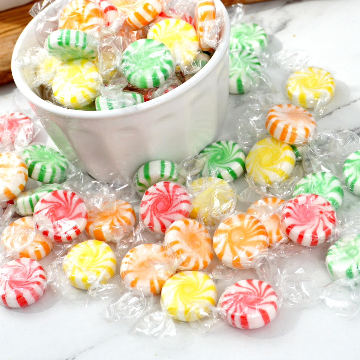The Hampton Fruity Starlight Candies flavors collection includes grape, lemon, lime, cherry, orange.