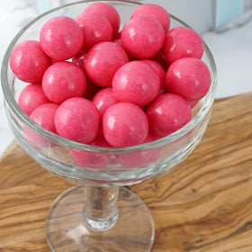 Hampton Pink Gumballs 1 inch, perfect for bubble-blowing contests and playful games.