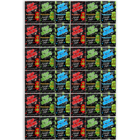 Assorted The Hampton Candy Company Pop Rocks flavors displayed for tasting and variety.