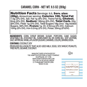 Close up of crisp kernels with caramel coating from The Hampton Popcorn Company