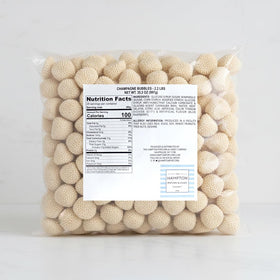 The Hampton Popcorn Champagne Bubbles bulk bag ready for parties and movie nights.