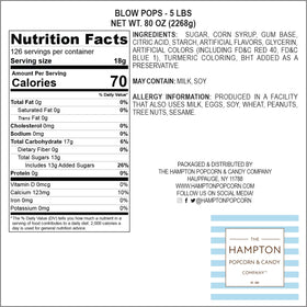 The Hampton Popcorn Company Charms for Halloween party favors and pinatas