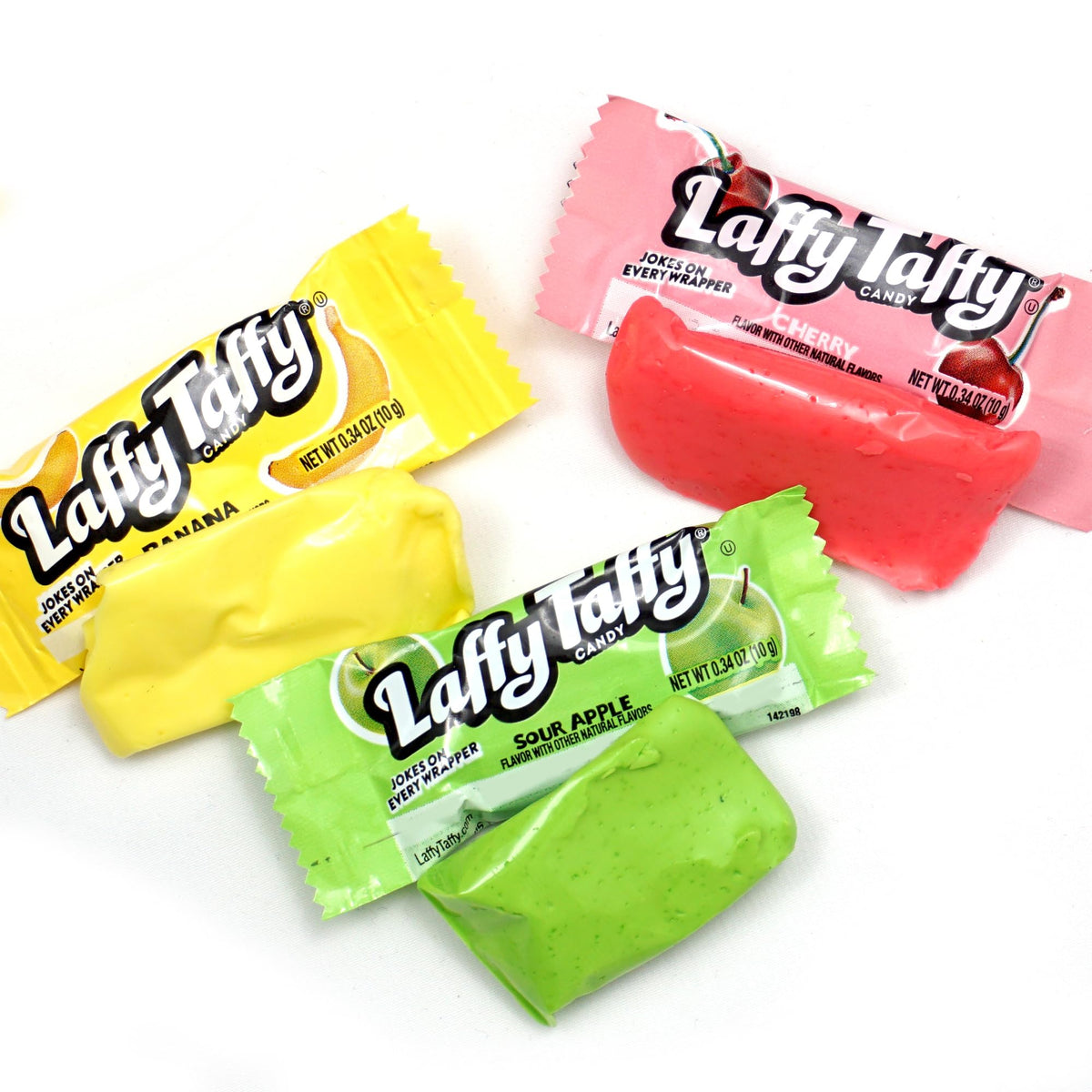 Individually wrapped Laffy Taffy from The Hampton Popcorn Company ideal for gifting.