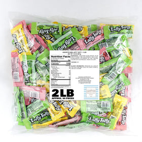The Hampton Popcorn Company Laffy Taffy fruity flavors for party snacking.