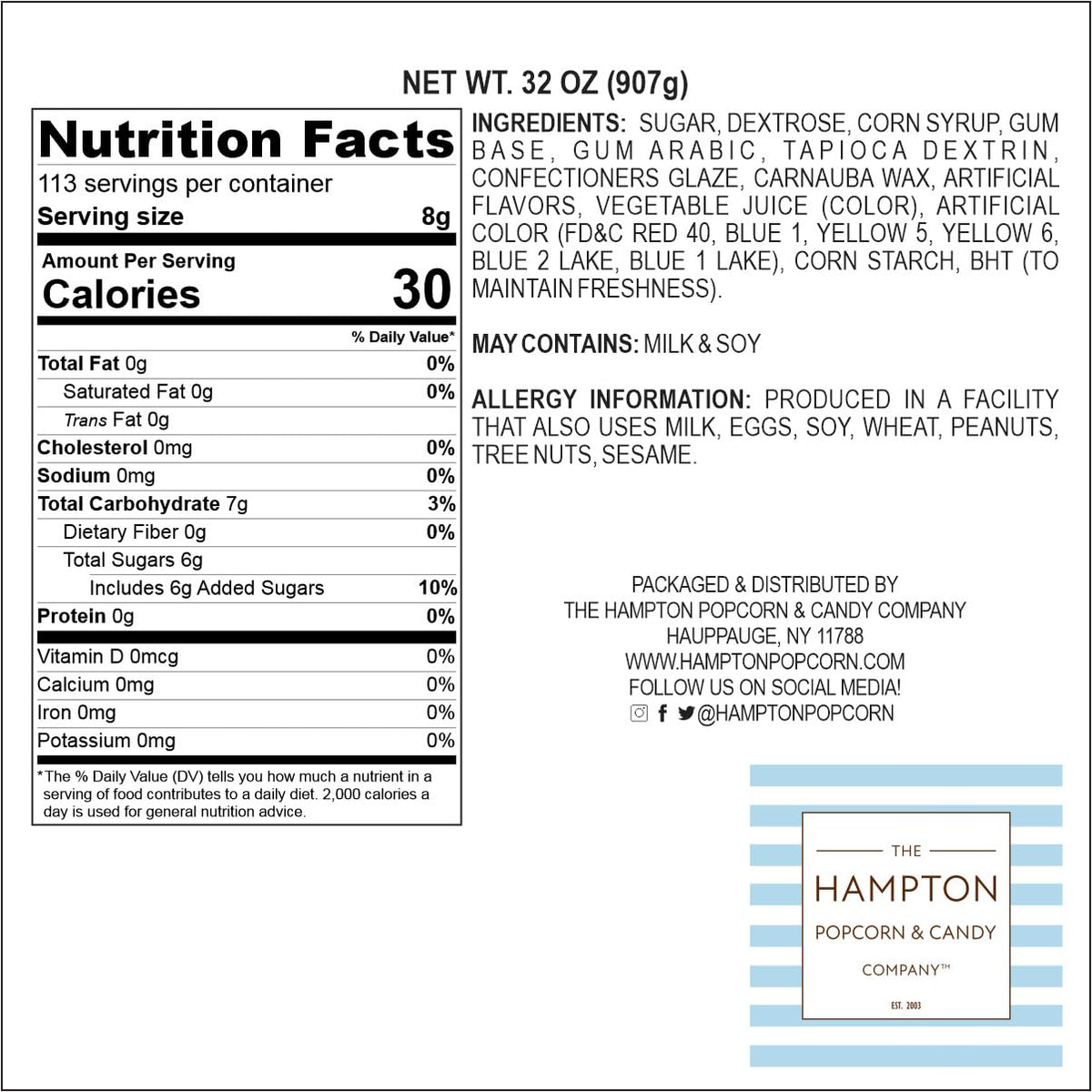 Hampton Popcorn gumballs inspire party ideas and celebration decor.