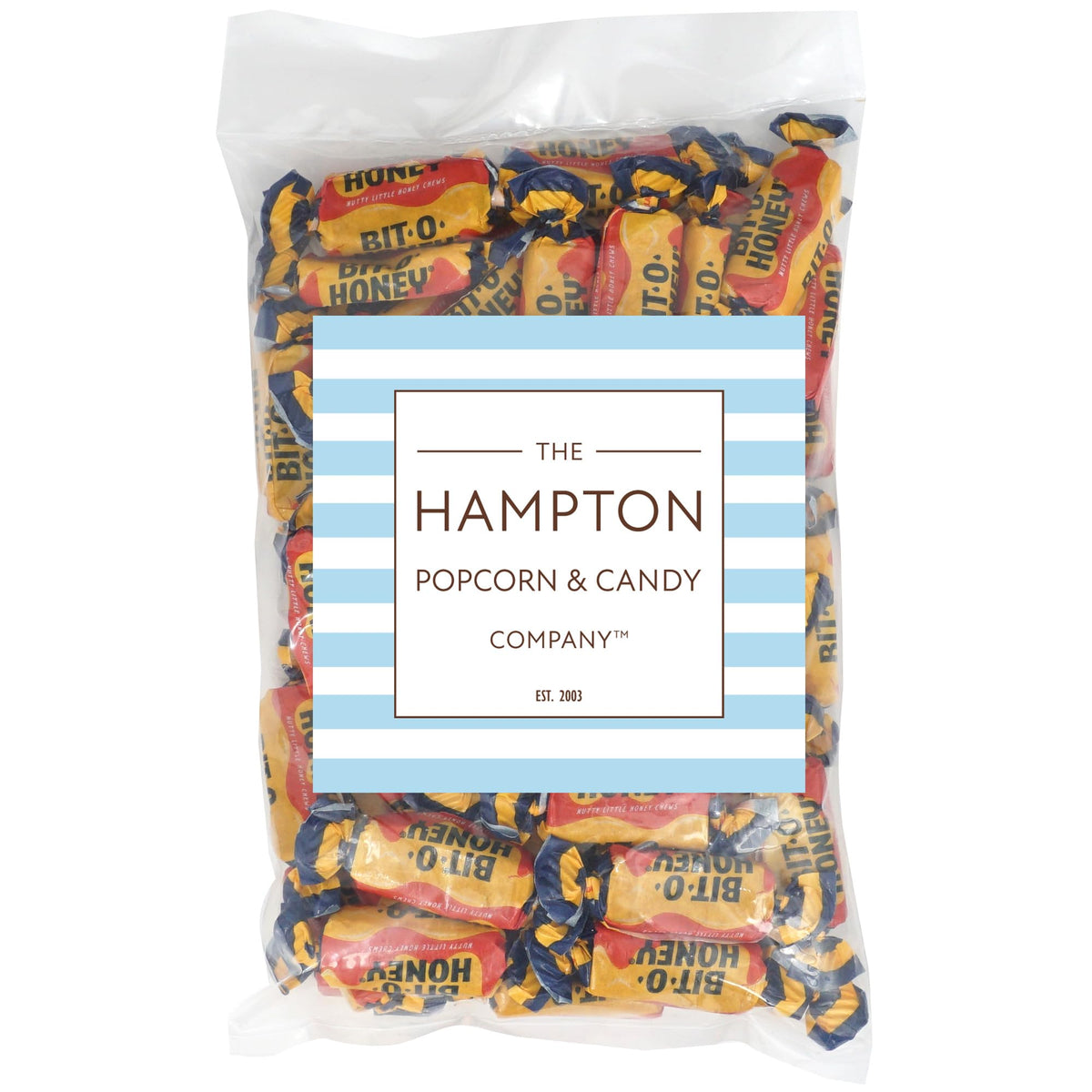 Honey Candy by The Hampton Popcorn Company, individually wrapped pieces for convenient snacking.
