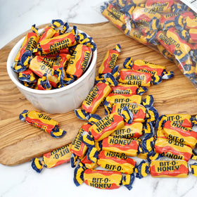 Retro-style honey candy from The Hampton Popcorn Company evokes nostalgia at gatherings.