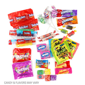 The Hampton Popcorn Company ultimate candy variety pack pinata filler, easy party setup.