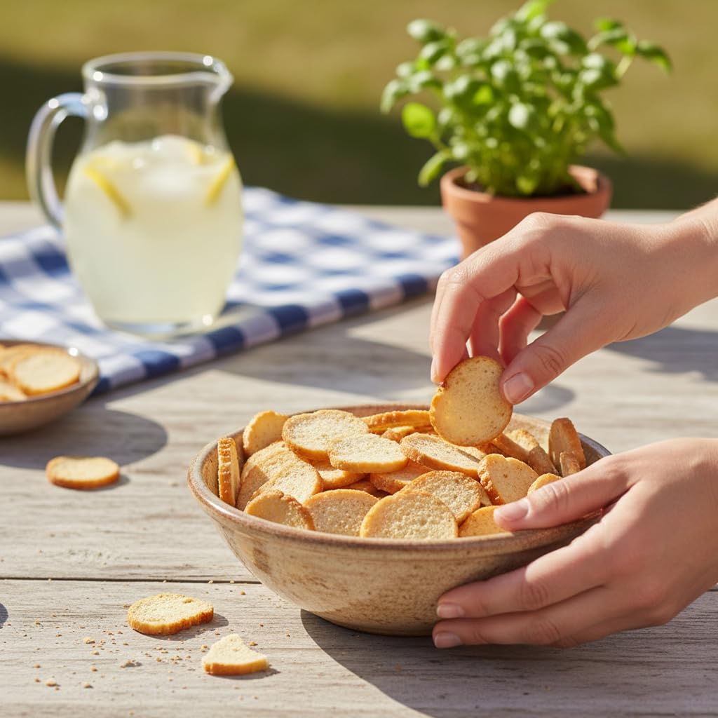 Hampton Sea Salt Bagel Chips make a kid-friendly snack with satisfying crunch.
