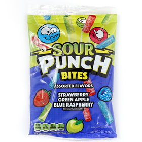 The Hampton Sour Punch Bites Assorted Flavors 5oz bag for party sharing.
