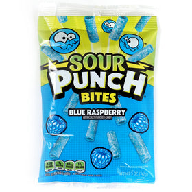 Close-up of The Hampton Sour Punch Bites texture for chewy, fruity snacking.