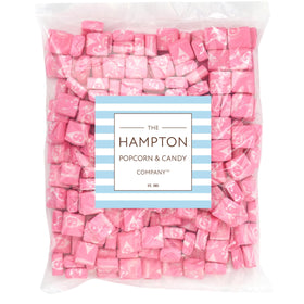 The Hampton Candy Company Starburst All Pink fruit chews close-up, vibrant and tasty.