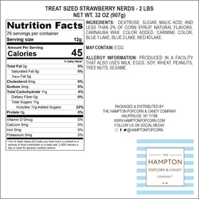 Hampton strawberry candy makes festive party favors with a sweet twist.