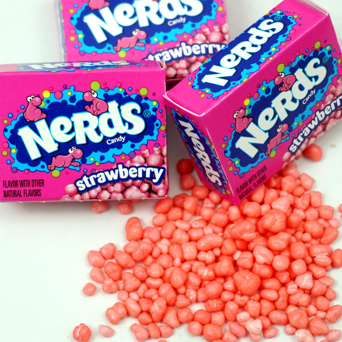 Hampton strawberry pink candy enhances dessert tables and snack time.