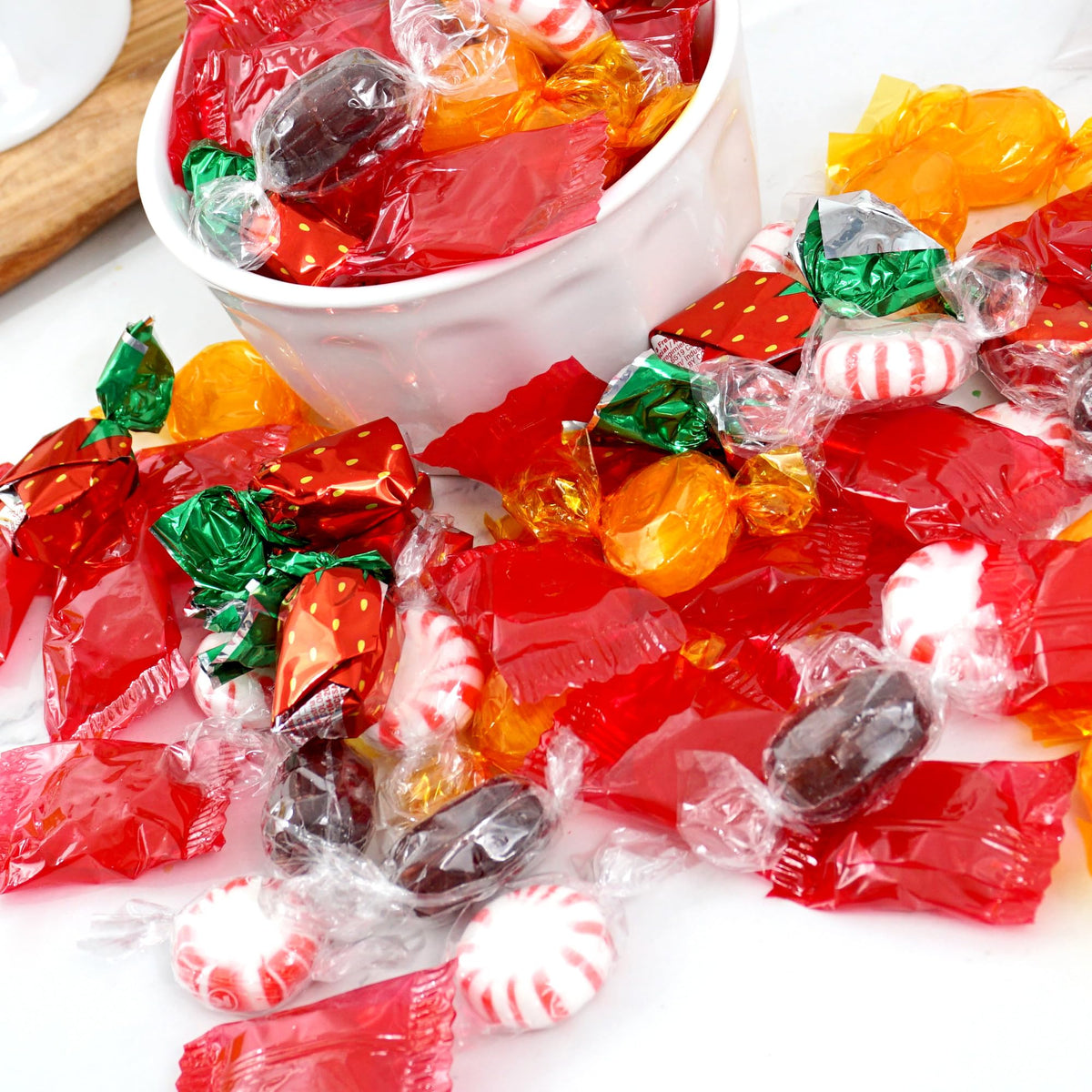 The Hampton Candy Company strawberry filled bon bons spark fruity filling for celebrations.