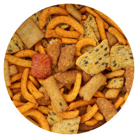 The Hampton Taco Snack Mix Crunchy Corn Chips shine in any party, delivering crowd-pleasing texture.