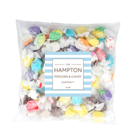 The Hampton Candy Company salt water taffy 2-lb bulk bag, perfect for sharing.
