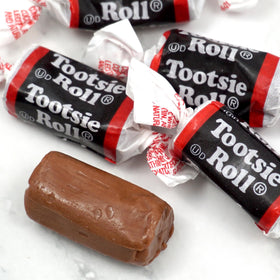Individually wrapped Tootsie Roll Midgees, easy to share.
