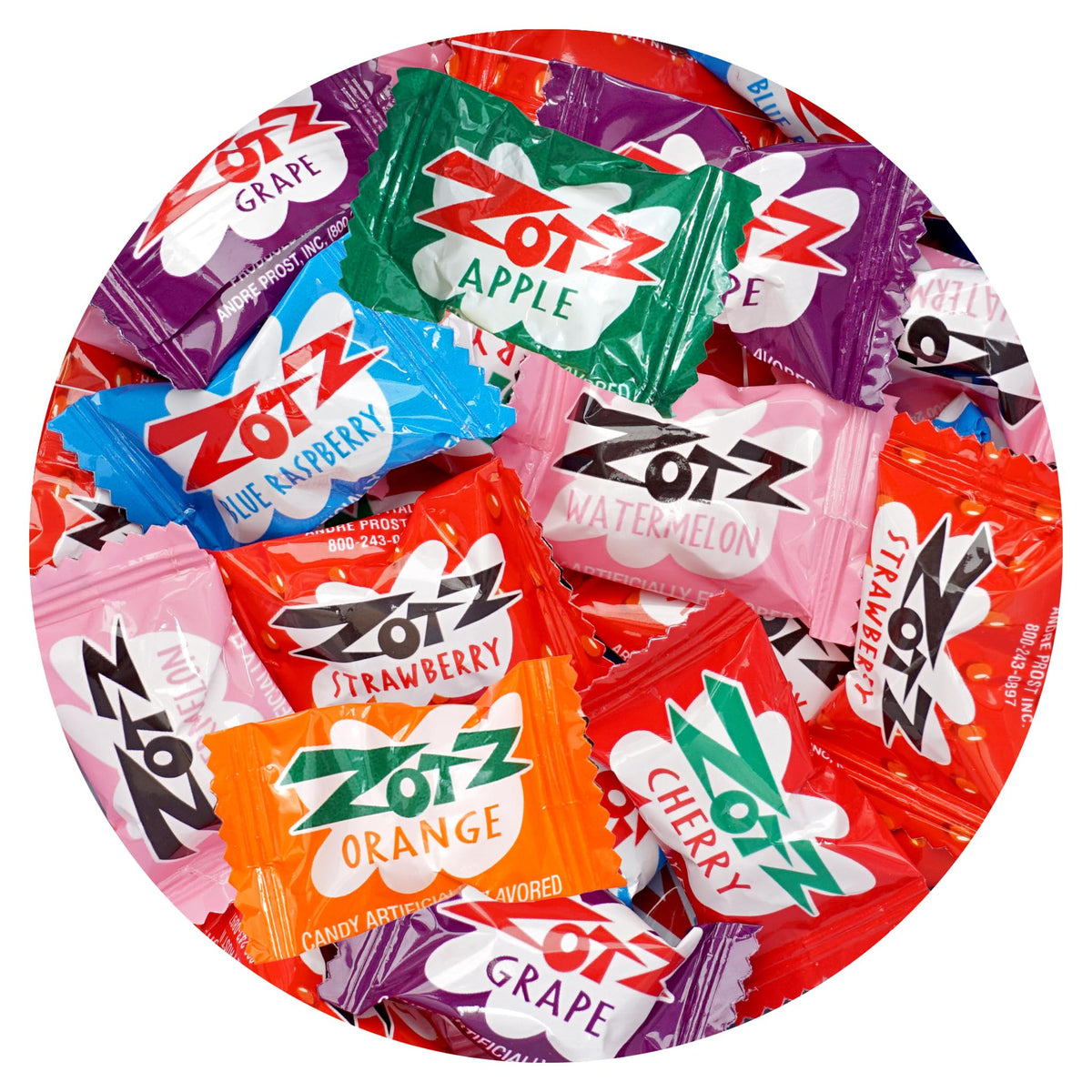 The Hampton Zotz Fizz Candy bulk bag front view for sharing.