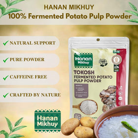 HANAN MIKHUY Tokosh 100g bottle-pour ready for smoothies and drinks.