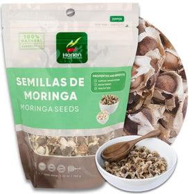 Hanan Moringa seeds in 3.5 oz packaging, preserving freshness for daily use