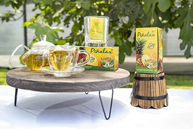 Hanan Pinalax tea cup with steam, inviting cozy aroma and ritual.
