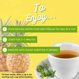 Hanan Pinalax tea filter bag, easy steeping for a quick brew.