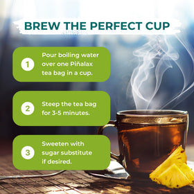 Hanan Pinalax tea senna, adds a classic herbal accent.