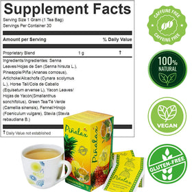 Hanan Pinalax tea yacon leaves, offering a gentle, earthy flavor.