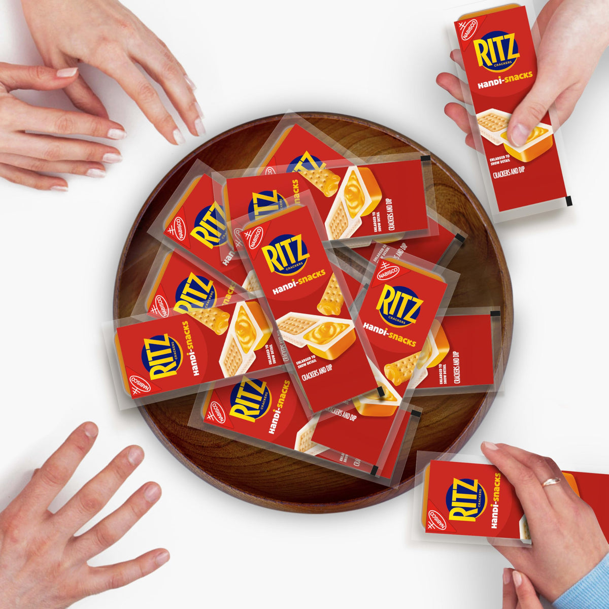 Desk-side Handi-Snacks pack for a quick office snack.