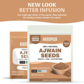 HANDPICK Ajwain aroma close-up highlights zingy, peppery scent for curries and breads