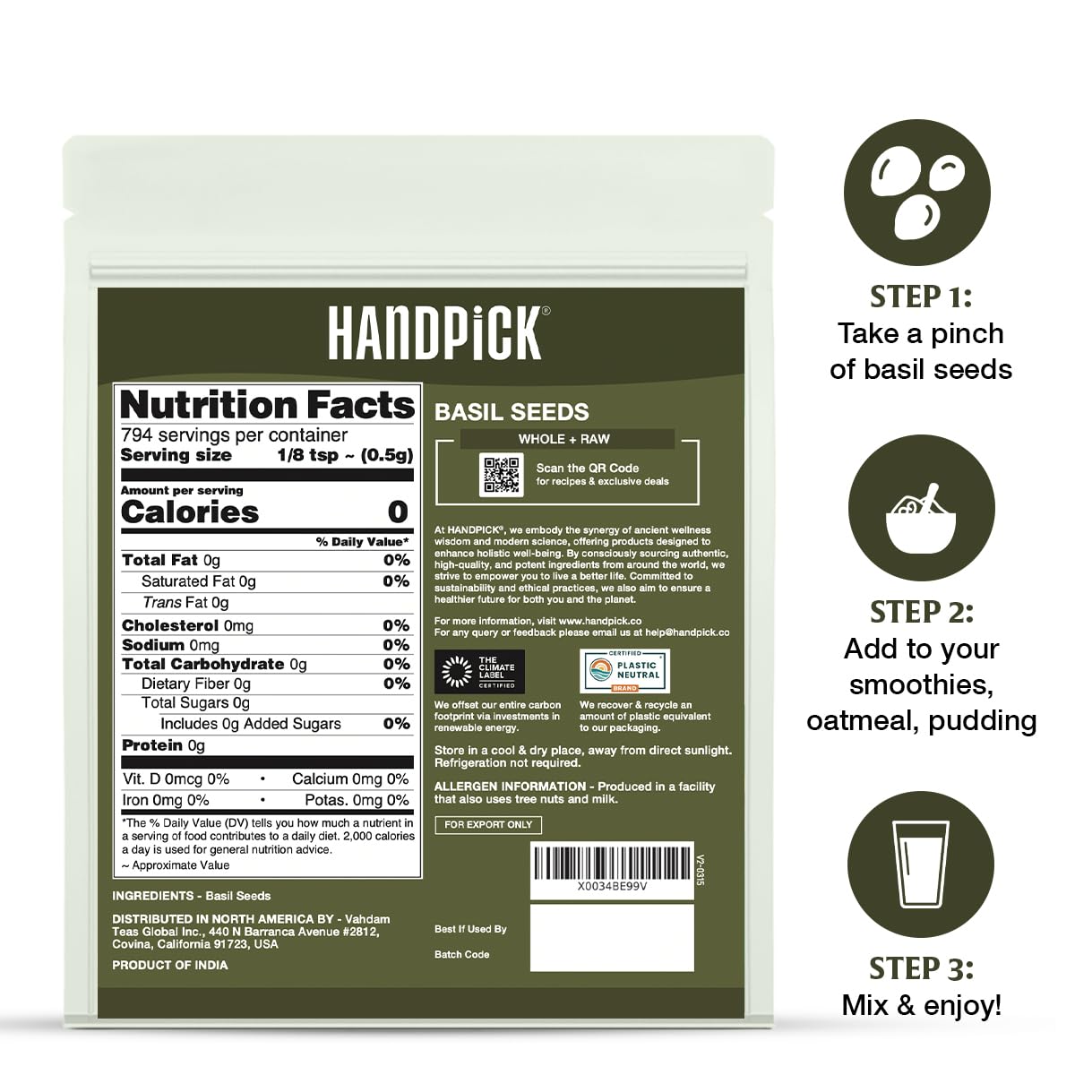 HANDPICK brand-transition packaging shows updated design and sustainability focus.