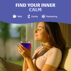 HANDPICK Butterfly Pea Tea aroma highlights delicate floral notes in a calming cup.