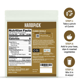 HANDPICK Cumin Seeds in a serving dish showing versatile use